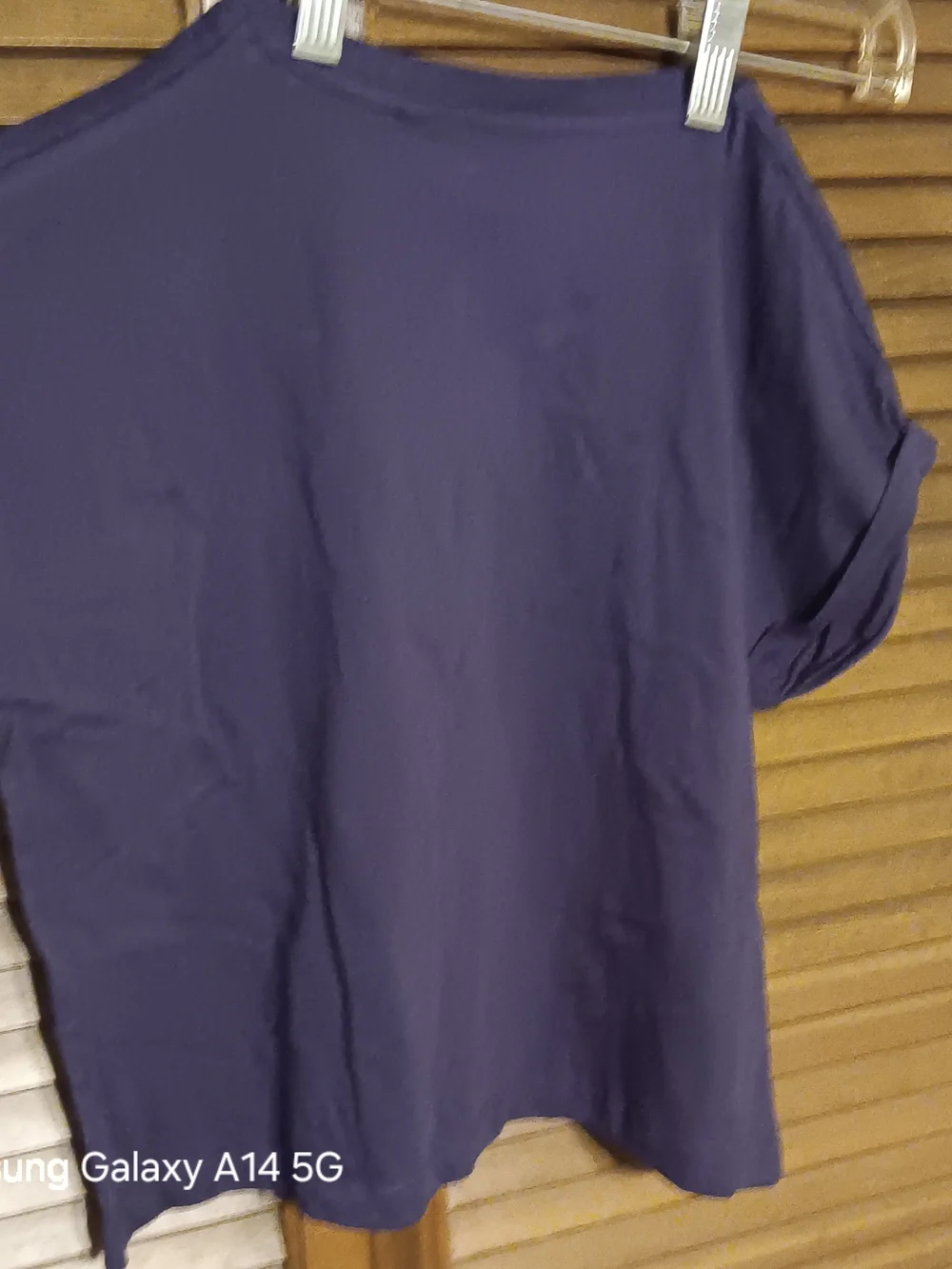 Jessica Simpson Navy Tee with Silver Star Varsity Graphic
